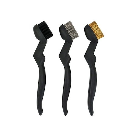 A E S Industries 3pc Scratch Brush 612